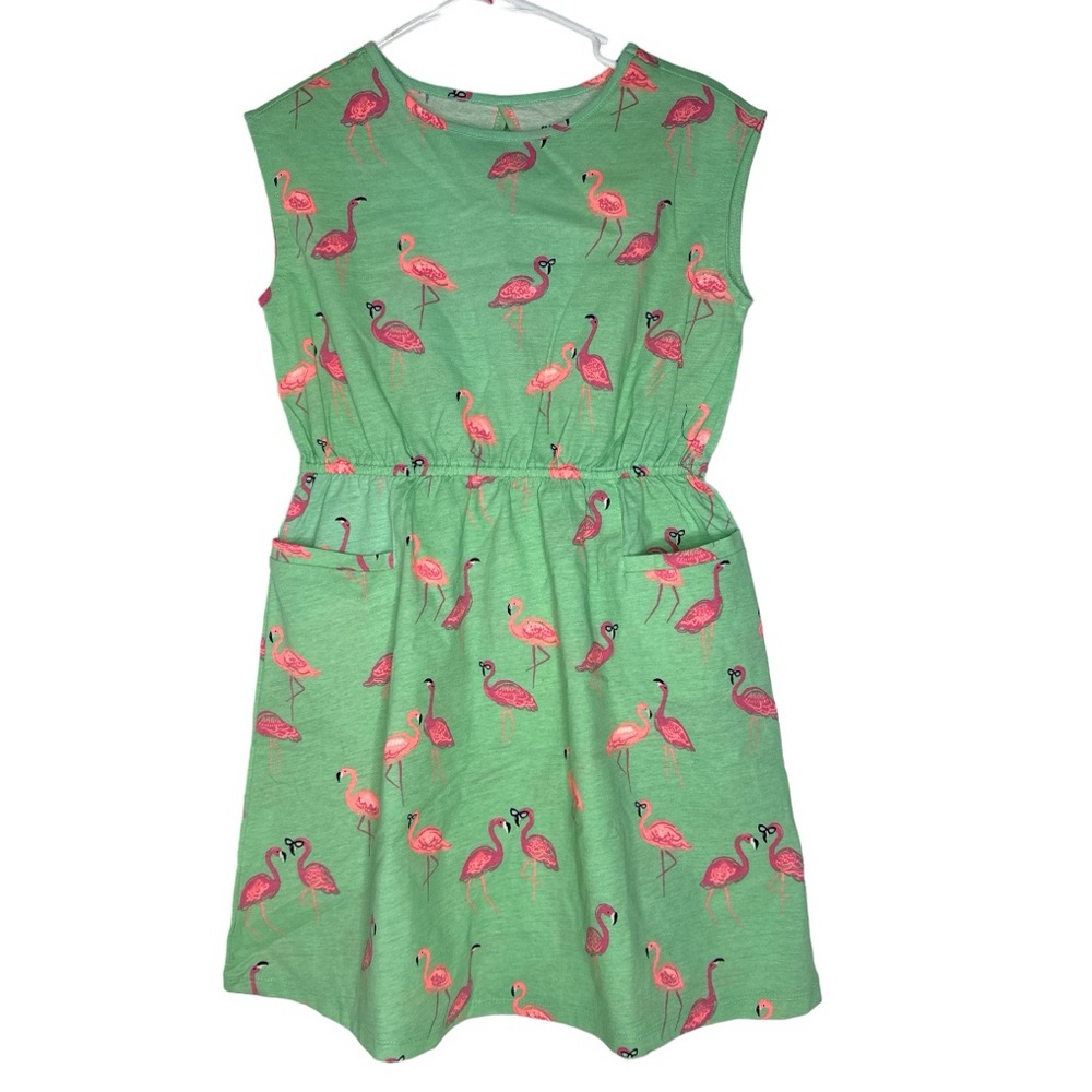 Rumi + Ryder Sleeveless Flamingo Dress Medium 8-10